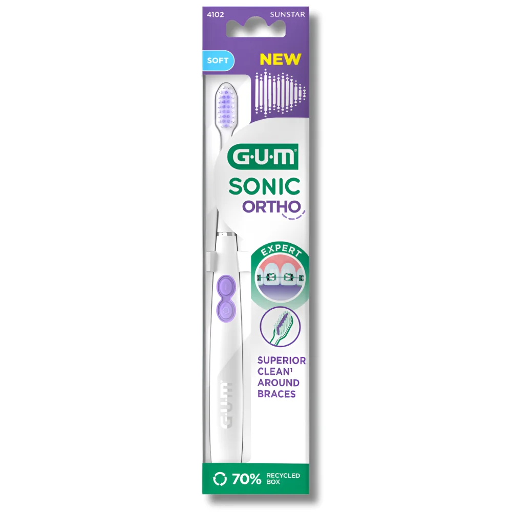 GUM SONIC ORTHO - BROSSE A DENTS ELECTRIQUE