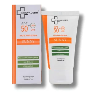 INNOVADERM SUNNY - ECARN INVISIBLE PEAU MIXTE A GRASSE SPF 50+ 50ML