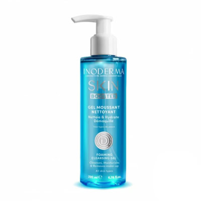 Inoderma Skin Booster Gel Moussant Nettoyant 200ml
