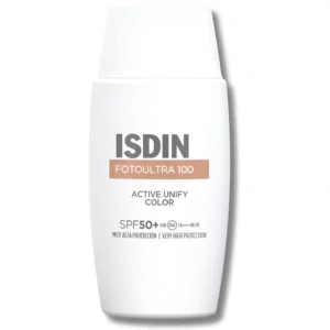 ISDIN PHOTOULTRA 100 - ECRAN SOLAIRE ACTIVE UNIFY FLUIDE TEINTEE SPF50+ 50ML