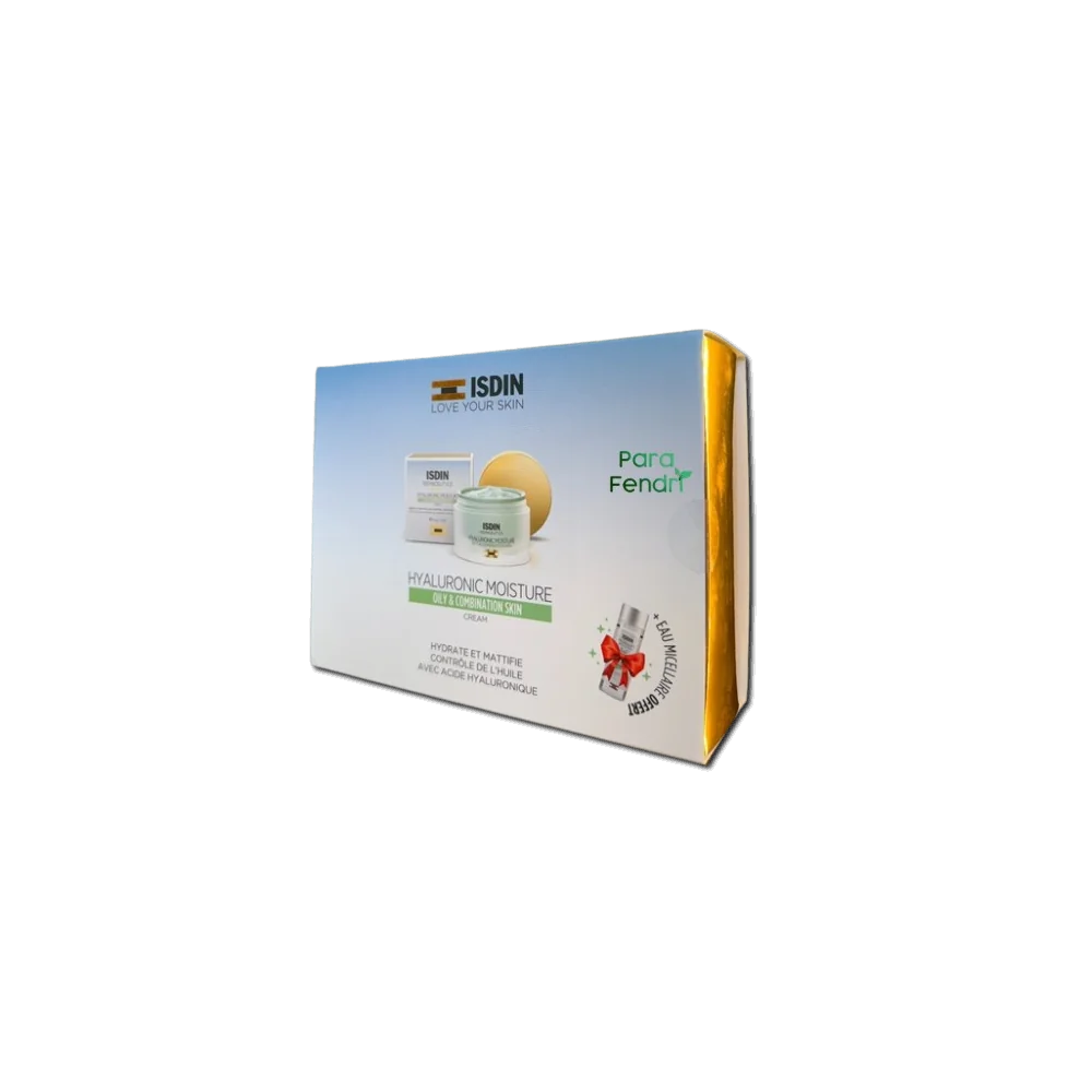 ISDIN - COFFRET : CREME HYDRATANTE PEAUX GRASSES ET MIXTE 50G + EAU MICELLAIRE 30ML OFFERTE
