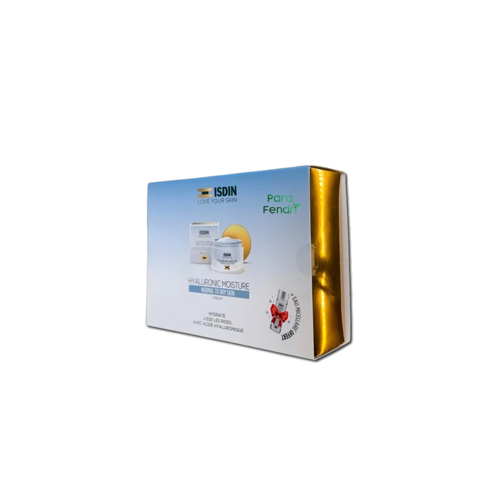 ISDIN - COFFRET : CREME HYDRATANTE PEAUX NORMALES A SECHES 50G + EAU MICELLAIRE 30ML OFFERTE