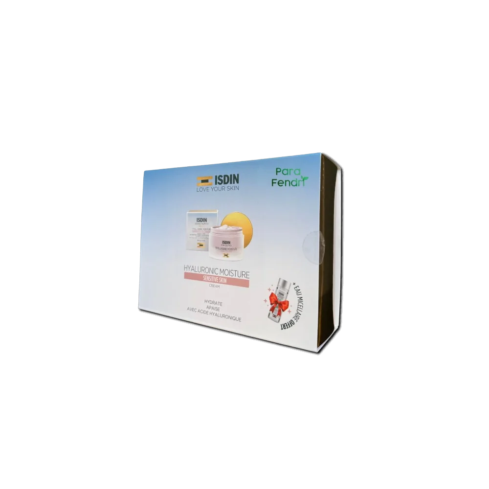 ISDIN - COFFRET : CREME HYDRATANTE PEAUX SENSIBLES 50G + EAU MICELLAIRE 30ML OFFERTE