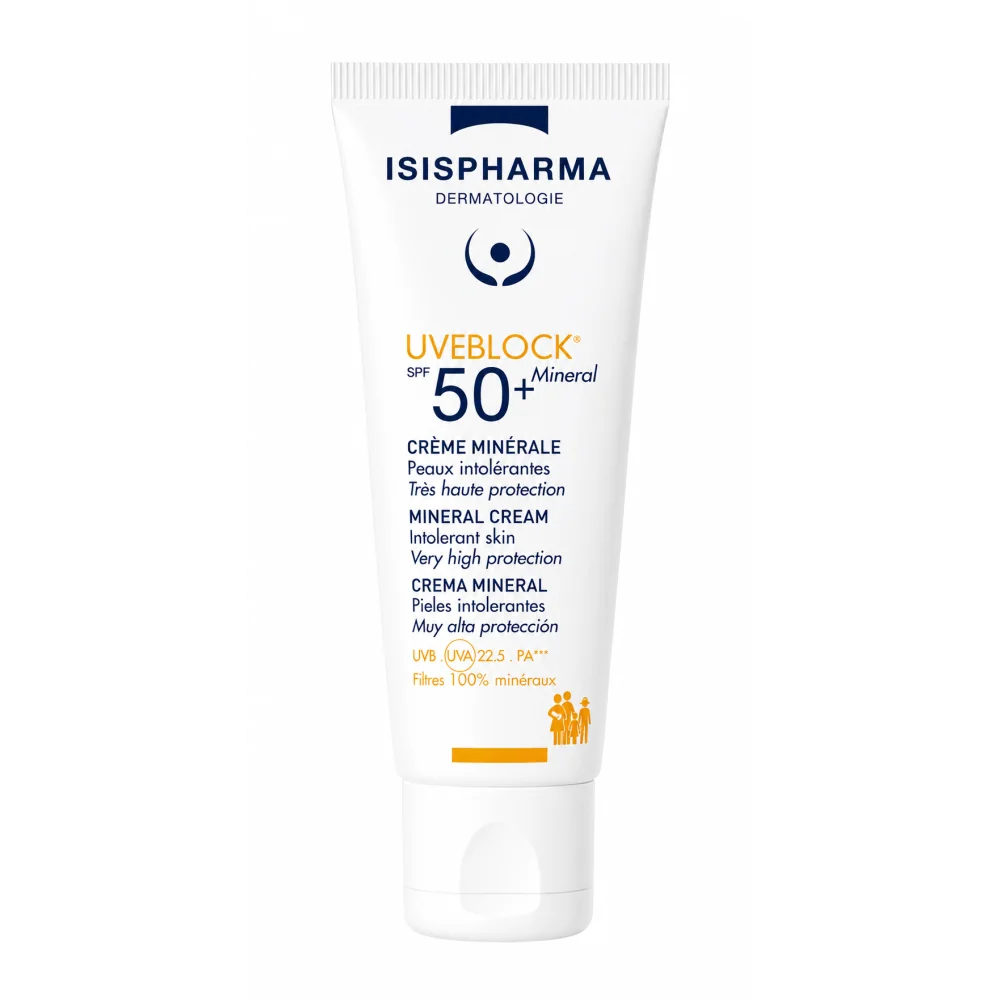 ISISPHARMA UVEBLOCK - CREME SOLAIRE MINERALE SPF 50+ 40ML