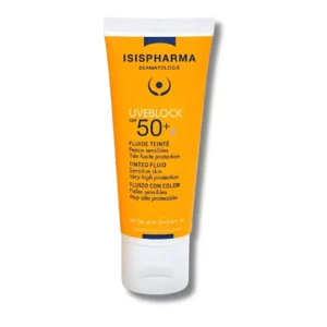 ISISPHARMA UVEBLOCK FLUIDE TEINTE PEAUX SENSIBLES MEDIUM 40ML