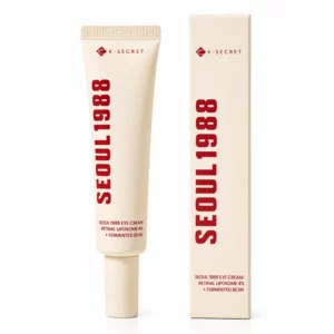K-SECRET SEOUL 1988 - CREME CONTOUR DES YEUX LIPOSOMES DE RETINAL 4 %+ FEVE FERMENTEE 30ML
