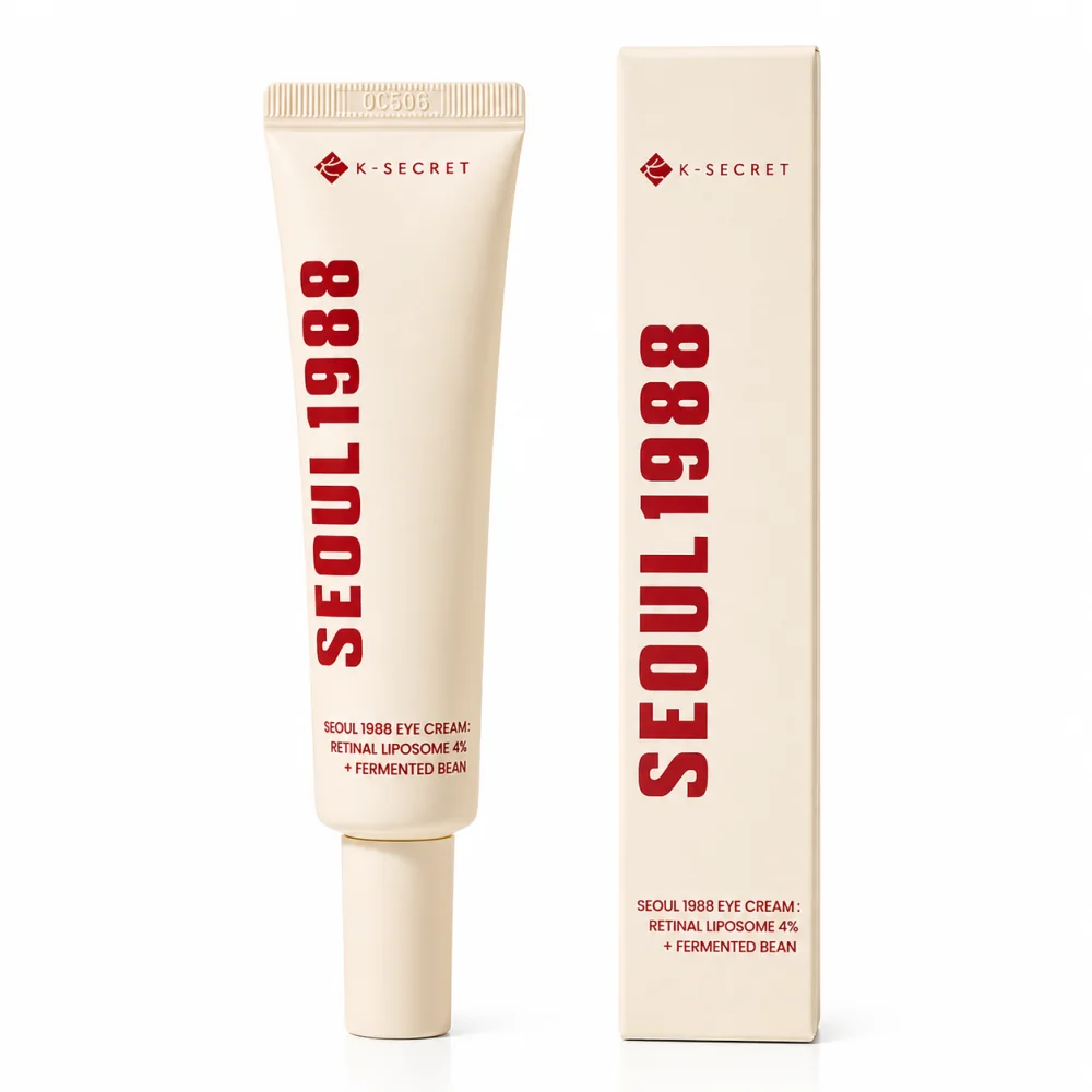K-SECRET SEOUL 1988 - CREME CONTOUR DES YEUX LIPOSOMES DE RETINAL 4 %+ FEVE FERMENTEE 30ML