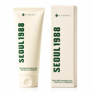 K-SECRET SEOUL 1988 - MOUSSE NETTOYANTE PINE CICA 1% + PROBIOTICS 150ML