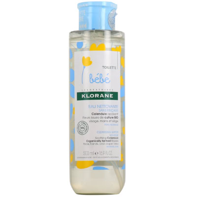 Klorane Bebe Eau Nettoyante Micellaire Sans Rincage 500ml
