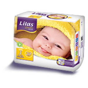Lilas Couche Bebe Pharmacie Taille 1 Confort Max 2-4kg 20Pcs