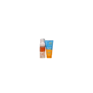 LIRENE PACK EMULSION SPF50+ +MOUSSE NETTOYANTE ECLAIRCISSANTE
