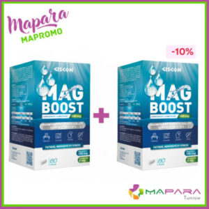 Lot Energie et Serenite 2 x MagBoost Magnesium Bisglycinate 60 Gelules