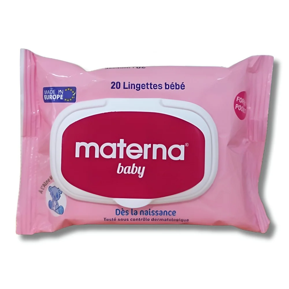 MATERNA BABY - LINGETTES DOUCES ET RESISTANTES 20PIECES