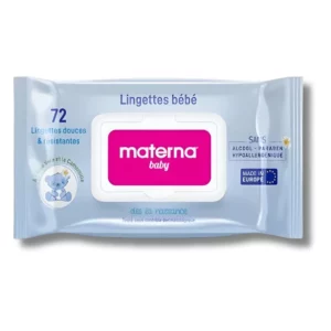 MATERNA BABY - LINGETTES DOUCES ET RESISTANTES 72PIECES