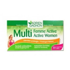 ADRIEN GAGNON Multi Femme Active 30 Comprimes