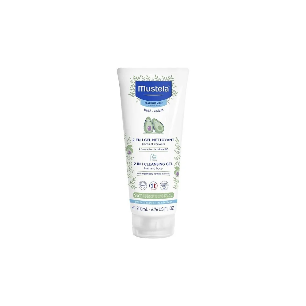 Mustela Gel nettoyant 2 en 1 200ML