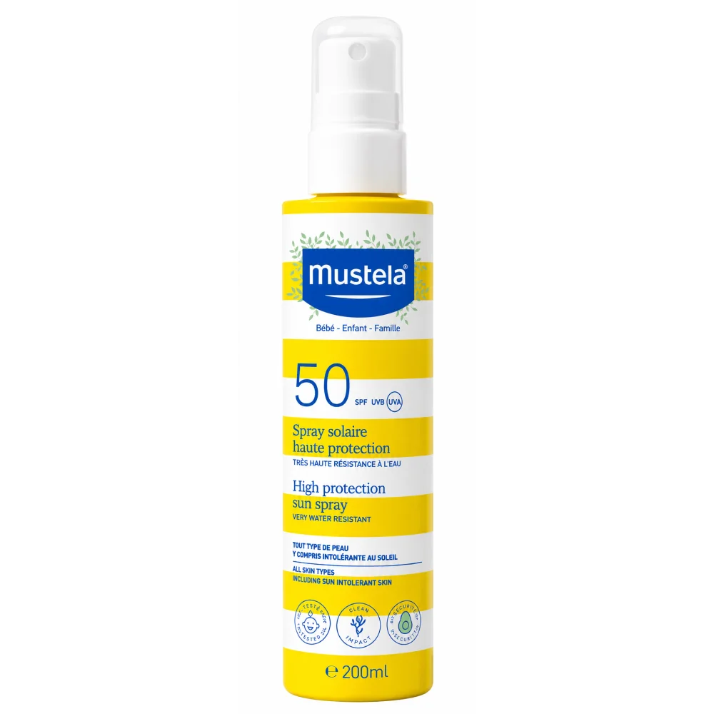 MUSTELA - SPRAY SOLAIRE HAUTE PROTECTION SPF50 200ML
