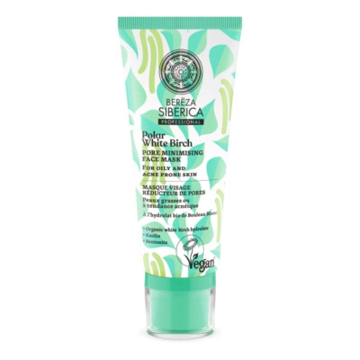Natura Siberica Bereza Masque Visage Réducteur de Pores