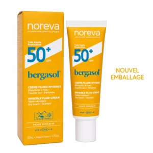 NOREVA BERGASOL EXPERT - CREME FLUIDE INVISIBLE SPF50+ 50 ML