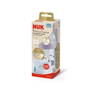 NUK Biberon en verre Nature Sense Avec Temperature   240 ml