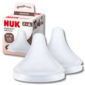 NUK - LOT DE 2 TÉTINES PERFECT MATCH TAILLE M +3MOIS