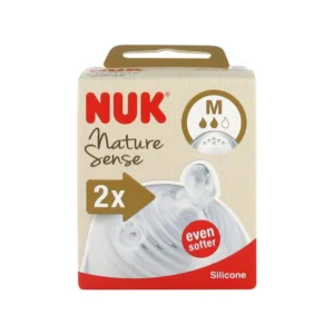 NUK NATURE SENSE 2 TÉTINES SILICONE TAILLE M