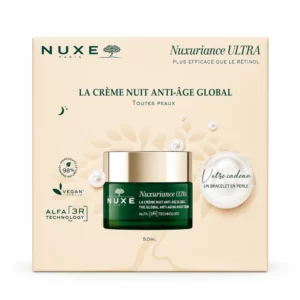 NUXE - COFFRET CREME DE NUIT ANTI AGE GLOBAL 50ML + BRACELET EN PERLE OFFERT