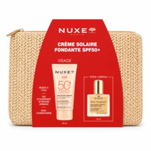 NUXE - CREME SOLAIRE FONDANTE SPF50+ + HUILE PRODIGIEUSE ET TROUSSE OFFERTES