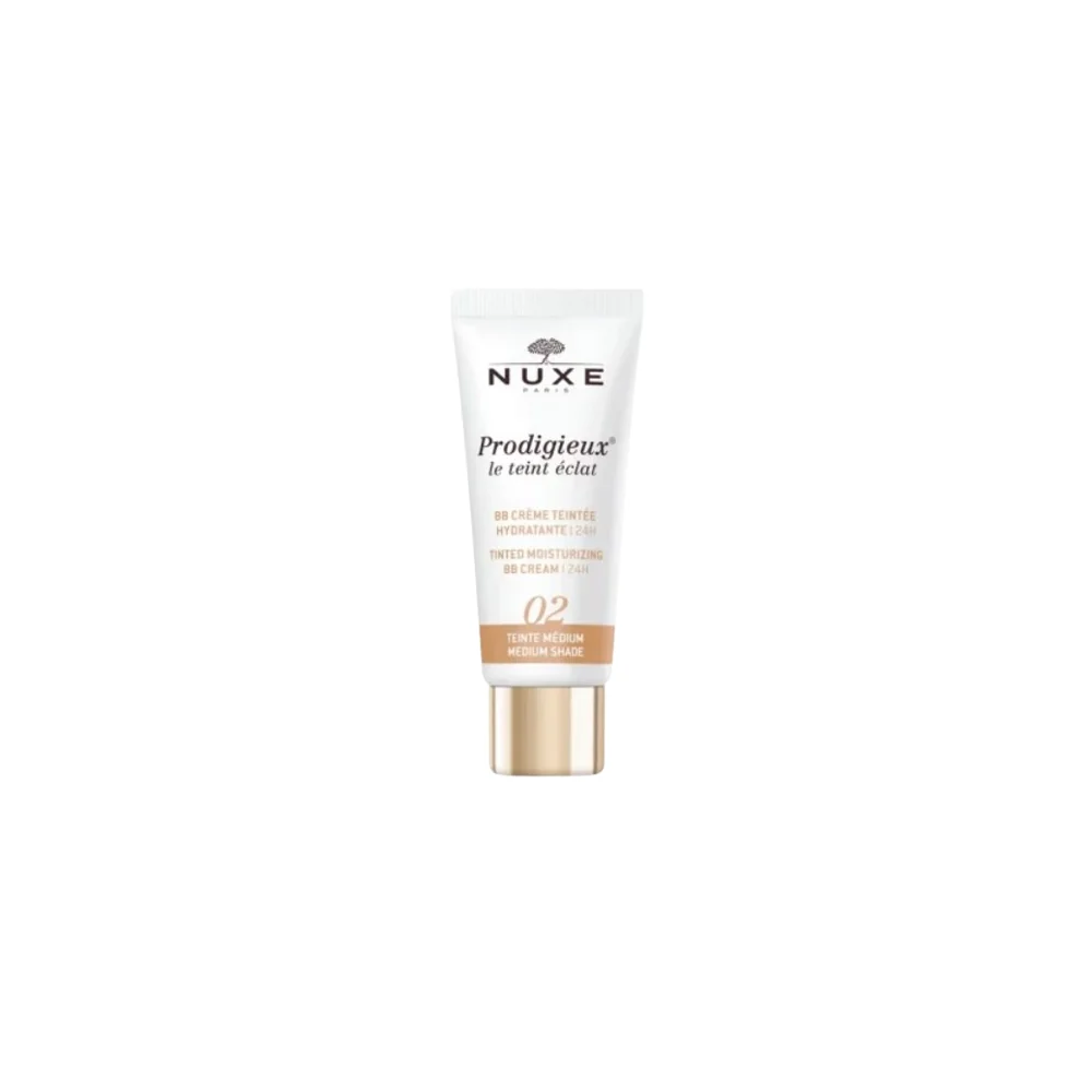 NUXE PRODIGIEUX LE TEINT ECLAT - BB CREME HYDRATANTE TEINTEE 02 MEDIUM 30ML