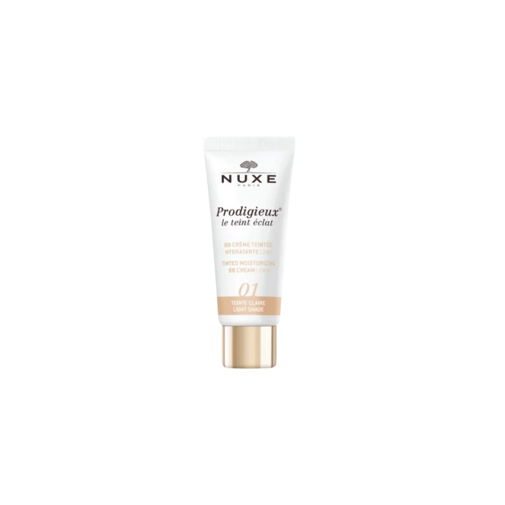 NUXE PRODIGIEUX LE TEINT ECLAT - BB CREME TEINTEE HYDRAATNTE 01 LIGHT 30ML