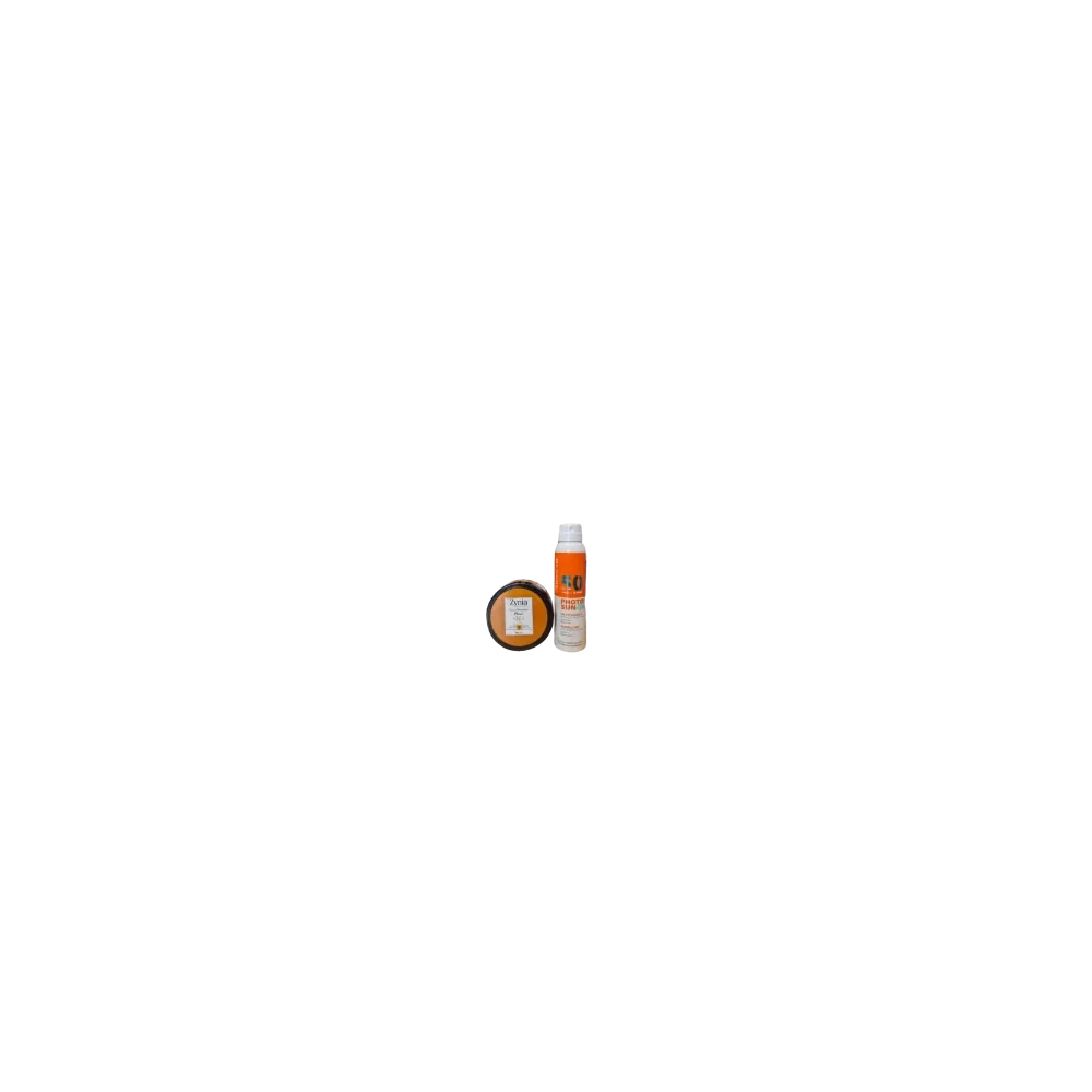 PACK DERMACARE BRUME SPF50+ ZYNIA BAUME BRONZANTE PAILLETEE
