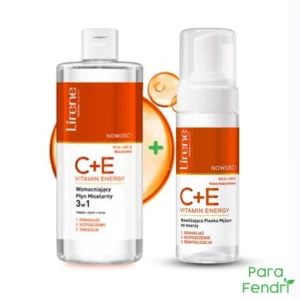 PACK LIRENE C+E Mousse Nettoyante Visage Hydratante 150 Ml + LIRENE C+E VITAMIN ENERGY EAU MICELLAIRE 3 EN 1 400ML