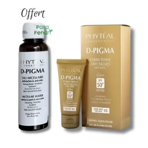 PHYTEAL DPIGMA - ECRAN TEINTE BEIGE ROSE SPF50 + EAU MICELLAIRE 150ML (OFFERTE)