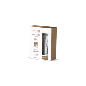 PHYTEAL ecran solaire teinte beige dore spf 50+ gel phytovera gratuit