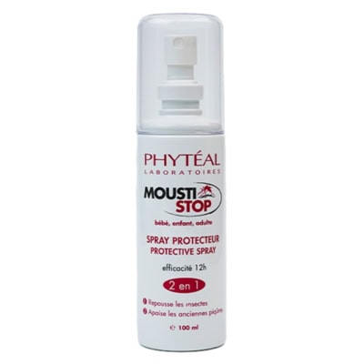 Phyteal Moustistop Spray Protecteur à L'aloé Vera et à la Citronnelle 100ml