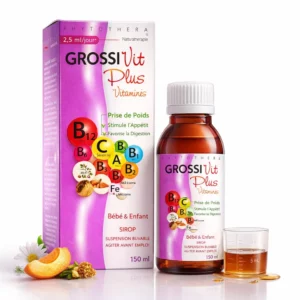 Phytothera Grossivit Plus Vitamine Sirop Bebe et Enfant 150ml