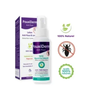 Pouxiderm Spray Repulsif et Preventif Anti-Poux 100ml