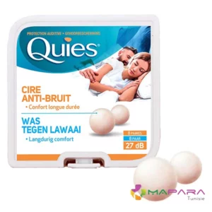 Quies Protection auditive en cire 8 paires