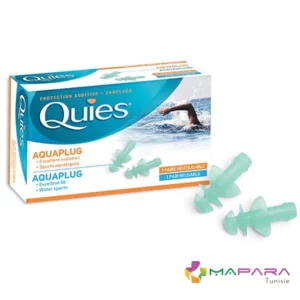 Quies Aquaplug – Protection Natation Réutilisable