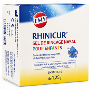 RHINICUR SEL DE RINÇAGE RECHARGE ENFANT 20 SACHETS