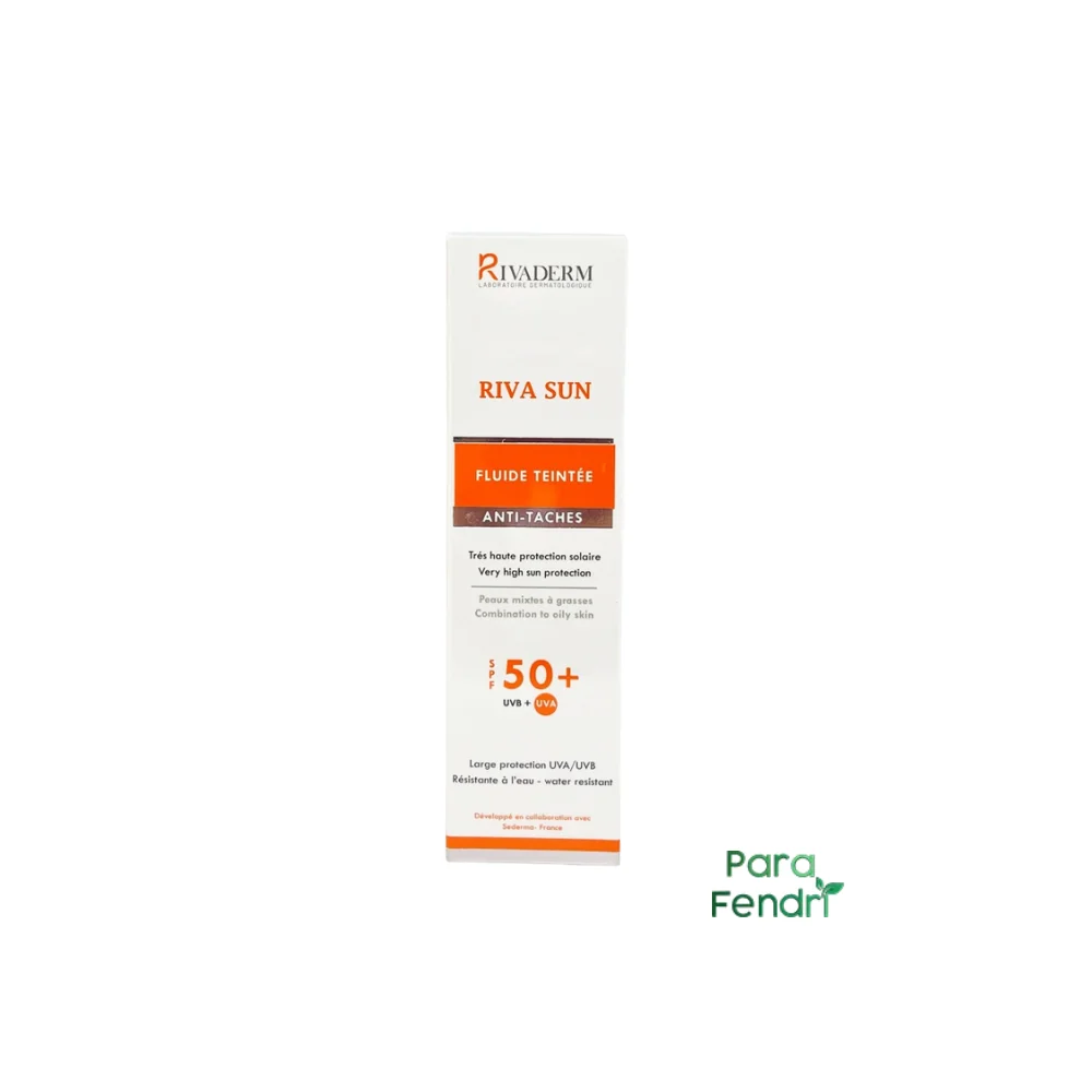 RIVADERM RIVA SUN - ECRAN FLUIDE TEINTÉ ANTI TACHES SPF50+ 50ML