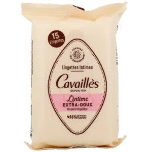 Rogé Cavailles Lingettes Intimes Extra-Doux x15