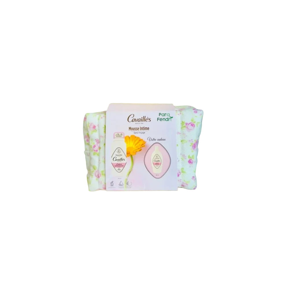 ROGE CAVAILLES - MOUSSE INTIME EXTRA DOUX SANS RINCAGE 100ML + SOIN LAVANT INTIME OFFERT 50ML+ TROOUSSE OFFERTE