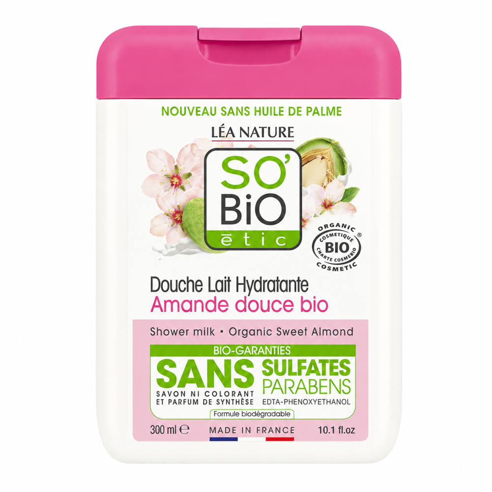 SO BIO DOUCHE - LAIT HYDRATANT AMANDE DOUCE BIO 300ML