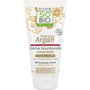 SO BIO Crème Nourrissante Universelle Visage et Corps Précieux Argan 125 ml