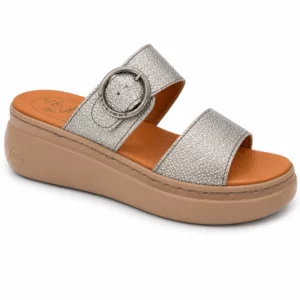 STI LIGHT - CLAQUETTES ORTHOPEDIQUES MARRONS FEMME