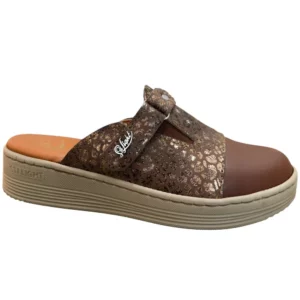 STI LIGHT - SABOTS ORTHOPEDIQUES MARRON DETAILS PAILLETE FEMME