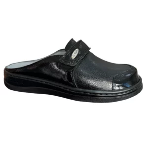 STI LIGHT - SABOTS ORTHOPEDIQUES NOIRS VERNIS FEMME