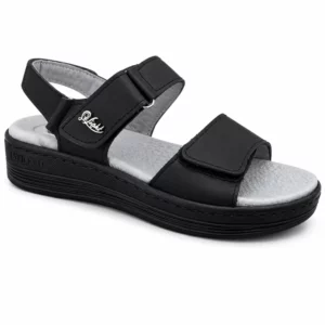 STI LIGHT - SANDALES ORTHOPEDIQUES NOIRS FEMME