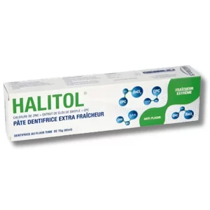STODERMA HALITOL - PATE DENTIFRICE EXTRA FRAICHEUR ANTI PLAQUE 75G